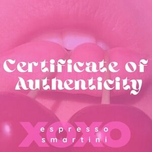 Certificate of Authenticity (COA)